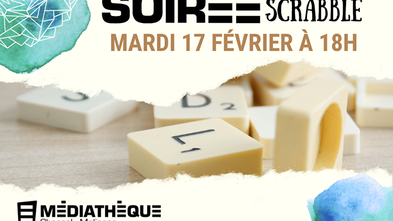 Médiathèque de Chassal-Molinges : Soirée Scrabble