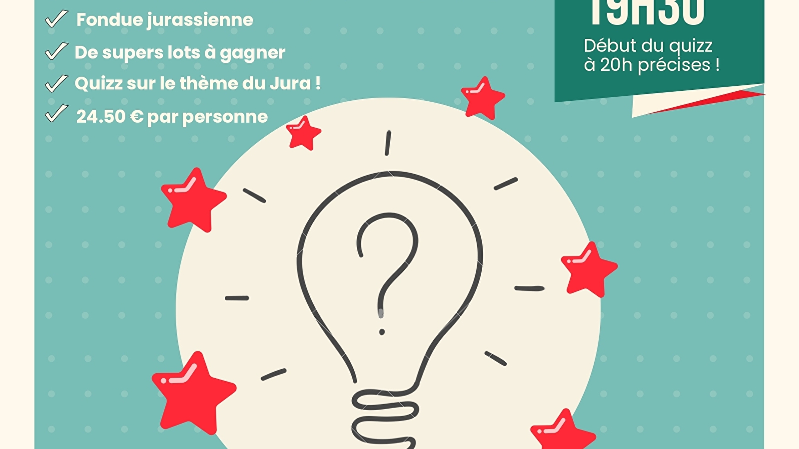 Soirée Fondue/Quizz