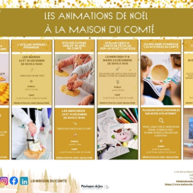 Les Sablés de Noël au Comté 